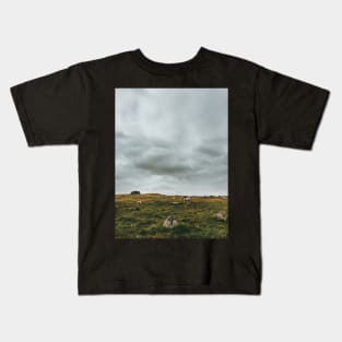 Grazing Horses Kids T-Shirt